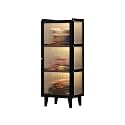 Acrylic Display Case, 3-Tier Multi-Layer Showcase, Clear Floor Storage Shelf for Collectibles, Simple Open Design, Ideal for Home Decor and Retail Displays