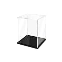 Acrylic Display Case for Lego Collectibles, Clear Glass Box 6x6x8in