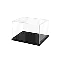 Acrylic Display Case for Lego Collectibles, Clear Glass Box 9x4x4in