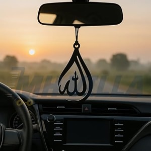 acrylic islamic car hanging accessories interiorcar dashboardcar mirror hangingcar decorationtear drop allah - islamic