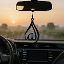 Acrylic Islamic Car Hanging Accessories Interior/Car Dashboard/Car Mirror Hanging/Car Decoration/Tear Drop Allah - Islamic