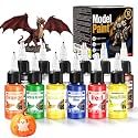 Acrylic Model Paint Set 20ml, 12 Colors Ready to Use
