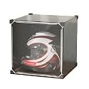 Acrylic Motorcycle Helmet Display Case - Protective Storage Cabinet for Helmet Collections, Showroom Quality, Dustproof, Clear View, for Bikers