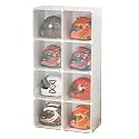 Acrylic Motorcycle Helmet Display Case - Protective Storage Cabinet for Helmet Collection, Stylish Showcase for Safety Gear &amp; Collectibles, Ideal for Enthusiasts
