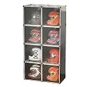 Acrylic Motorcycle Helmet Display Case - Protective Storage Cabinet for Collectible Helmets, Showcase Your Helmet with Style and Safety