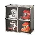 Acrylic Motorcycle Helmet Display Case - Protective Storage Cabinet for Collectible Helmets, Showcase Your Racing Gear, Perfect for Display and Protection