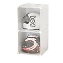 Acrylic Motorcycle Helmet Display Case - Protective Storage Cabinet for Collectible Helmets, Showroom Quality, Dust-Proof, Ideal for Enthusiasts and Collectors