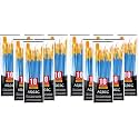 60 Pcs Acrylic Paint Brush Set, Oil &amp; Watercolor - Professional Artist Brushes with Wooden Handle Nylon Hair Brushes - Bulk Art Supplies for Adults, Kids &amp; Beginners (Pack of 2)