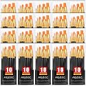 Acrylic Paint Brush Set, 20 Packs/200 pcs Nylon Hair Brushes