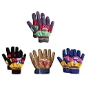 Acrylic warm Woolen Winter knit cold weather fleece wool Gloves for Boys &amp; Girls, fits for 5-10 years