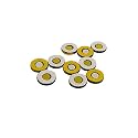 ACS Chakra Magnet Small Ayurvedic (Set of 10), Assorted