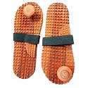 Wooden Khadau For Men Women Pain Relief Acupressure Wooden Slippers For Foot Massager (Brown, Size 6)