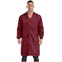 ACSUSS Men Women Jacket V Neck Top Durability Coat Dustproof Overall Resistant Blouse Lab Coat