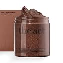 THE ACT Coffee Body Scrub with Salt &amp; Cocoa – Exfoliating Scrub for Cellulite, Stretch Marks, Ingrown Hair – Organic Moisturizing Body Scrub with Vitamin E &amp; Menthol – Gift for Women &amp; Men, 10.58 Oz