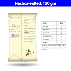 act ii nachos salted 150g  crispy amp crunchy tortilla chips  classic salted flavour  crunchy snack for movie nights parties amp social gatherings  ready to eat snack weight may vary