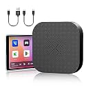 Mini CarPlay Box Android Auto Wireless CarPlay Adapter to Wireless Connect, 2023 The Magic Box Carplay HDMI Fit for Factory Wired CarPlay Cars, Support Netflix/YouTube/TikTok/Google Play/TF Car