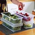 Fridge Storage Boxes Fridge Organizer with Removable