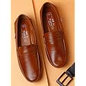 Action-DRIVE-43 Lightweight Comfortable Synthetic Leather Loafers for
