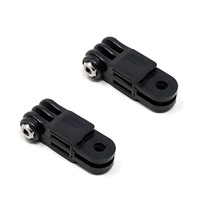 action pro 2 x long straight joint mount adapter compatible with gopro hero 13 12 11 10 9 8 7 6 5 4 3 3 dji yi 4k eken insta360 sjcam noise play and other action cameras