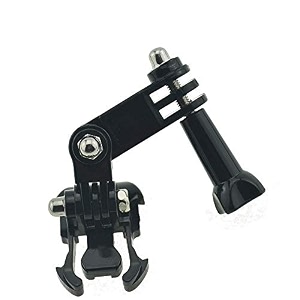action pro 3-way adjusment base front mount helmet with adhesive pad compatible with gopro hero 13 12 11 10 9 8 7 6 5 4 3 3 dji insta360 x3 sjcam yi 4k eken xiaomi action camera