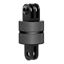 Action Pro 360-Degree CNC Aluminum Rotatable Adapter Compatible with GoPro-13/12/11/10/9/8/7/6/5/4/XIaomi/YI/SJCAM/4K Eken Action Cameras