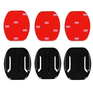 action pro 3m flat adhesive mount sticky mount compatible with gopro hero 1312111098765433 dji osmo insta360 sjcam yi amp eken action cameras pack of 3