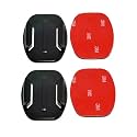 Action Pro 3M Flat Adhesive Sticky Mount Compatible with GoPro Hero 13/12/11/10/9/8/7/6/5/4/3+/3, DJI Osmo, Insta360, SJCAM, YI &amp; Eken Action Cameras (Pack of 2)