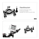 Action Pro Big Diameter Motorcycle Handlebar Mount with 3-Way Adjustable Arm Compatible with GoPro Hero 13/12/11/10/9/8/7/6/5/4/3/2/1, Insta360, SJCAM, YI, EKEN 4K &amp; Other Action Cameras