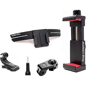 action pro helmet chin mount strap compatible with gopro hero 13121110987654 sjcam insta360 amp dji osmo action cameras amp smartphones