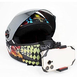 action pro helmet chin mount strap set compatible with all smartphones gopro hero 13 12 11 10 9 8 7 6 5 4 sjcam dji osmo yi 4k eken and all action cameras made in india