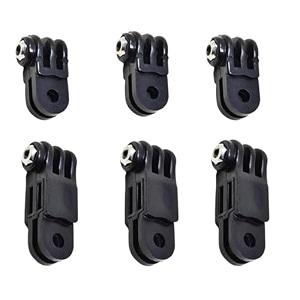 action pro long amp short straight joint mount adapter compatible with gopro 1312111098765433 dji insta360 sjcam yi eken amp other action cameras pack of 3