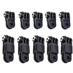 action pro long amp short straight joint mount adapter compatible with gopro 1312111098765433 dji insta360 sjcam yi eken amp other action cameras pack of 5