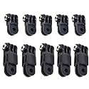 Action Pro Long &amp; Short Straight Joint Mount Adapter, Compatible with GoPro 13/12/11/10/9/8/7/6/5/4/3/3+, DJI, Insta360, SJCAM, Yi, Eken &amp; Other Action Cameras (Pack of 5)