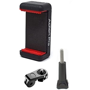 action pro made in india phone holder chin mount compatible with iphonesamsungvivooppoxiaomimotorolalgnokiarealmemicromaxlavakarbon