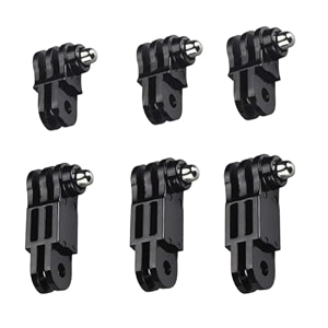 action pro same direction straight joints connection compatible with gopro hero 1312111098765433 dji osmo insta360 sjcam yi amp other action cameras pack of 3