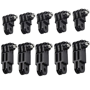 action pro same direction straight joints connection compatible with gopro hero 1312111098765433 dji osmo insta360 sjcam yi amp other action cameras pack of 5