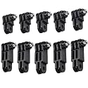 Action Pro Same Direction Straight Joints Connection Compatible with GoPro Hero 13/12/11/10/9/8/7/6/5/4/3+/3, DJI Osmo, Insta360, SJCAM, Yi &amp; Other Action Cameras (Pack of 5)