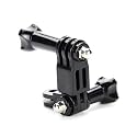 Action Pro Three-Way Adjustable Pivot Arm Assembly Extension Compatible with All Hero 13 12 11 10 9 8 7 6 5 4 3+ 3 SJCAM Yi 4K Eken Action Camera
