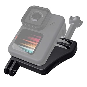 action pro 90 vertical mount adapter compatible with gopro hero 13121110987654 dji osmo action insta360 x3  x4 and smartphones angle bracket black