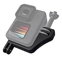 Action Pro 90° Vertical Mount Adapter Compatible with GoPro Hero 13/12/11/10/9/8/7/6/5/4, DJI Osmo Action, Insta360 X3 / X4 and Smartphones, Angle Bracket (Black)