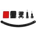 Action Pro Curved Extension Arm Compatible with GoPro-13/12/11/10/9/8/7/6/5/4/3+/3/DJI Insta-360 Action Camera (Black)