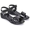 Action Women39s Patent Platform SandalsOpen Toe Elastic