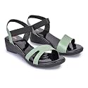 Action Women39s Patent Platform SandalsOpen Toe Elastic