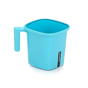 actionware plastic lightweight unbreakable bathroom mug 15 litre light brown pack of 2 gr 2