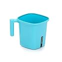ACTIONWARE Plastic Lightweight, Unbreakable Bathroom Mug 1.5 Litre (Light Brown, Pack of 2 (AB, 2)