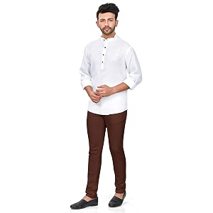 be active men39s linen blend casual mandarin collar shirt colour