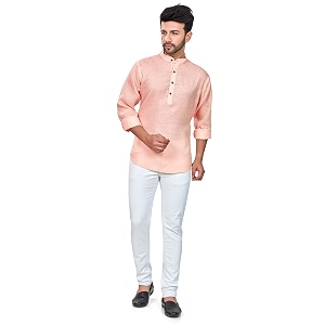 be active men39s linen blend casual mandarin collar shirt colour