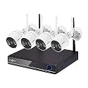 Active Pixel AUTO-Pair 3MP Wireless 4 Channel HD NVR kit with 4X1536P HD Outdoor/Indoor IP65 Waterproof IP Security Camera with Audio
