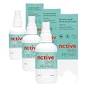 Active Skin Repair First Aid Healing Skin Spray - Natural & Non-Toxic with Hypochlorus Acid for Minor Cuts, Wounds, Scrapes, Rashes, Sunburns, & More, 3 oz (Pack of 3)