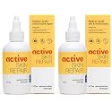 Active Skin Repair First Aid Healing Skin Hydrogel - Natural &amp; Non-Toxic Repairing Ointment with Hypochlorus Acid for Minor Cuts, Wounds, Scrapes, Rashes, Sunburns, &amp; More, 3 oz (Pack of 2)